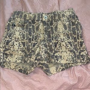 Guess Snakeskin Shorts
